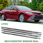 Set of 4 Weatherstrip Window Seals No.7572033080/7574033080 for Toyota Camry (2002–2006)