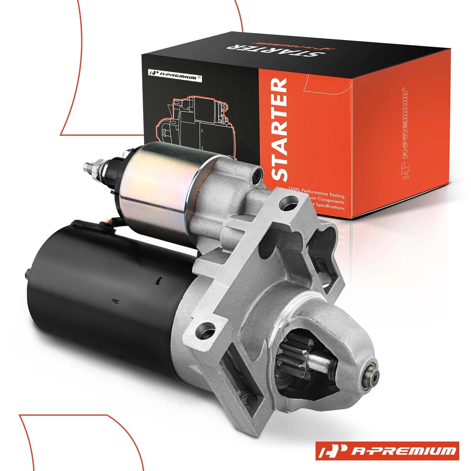 Starter for Jeep Cherokee Wrangler (1986–1994) L4 2.5L 12V