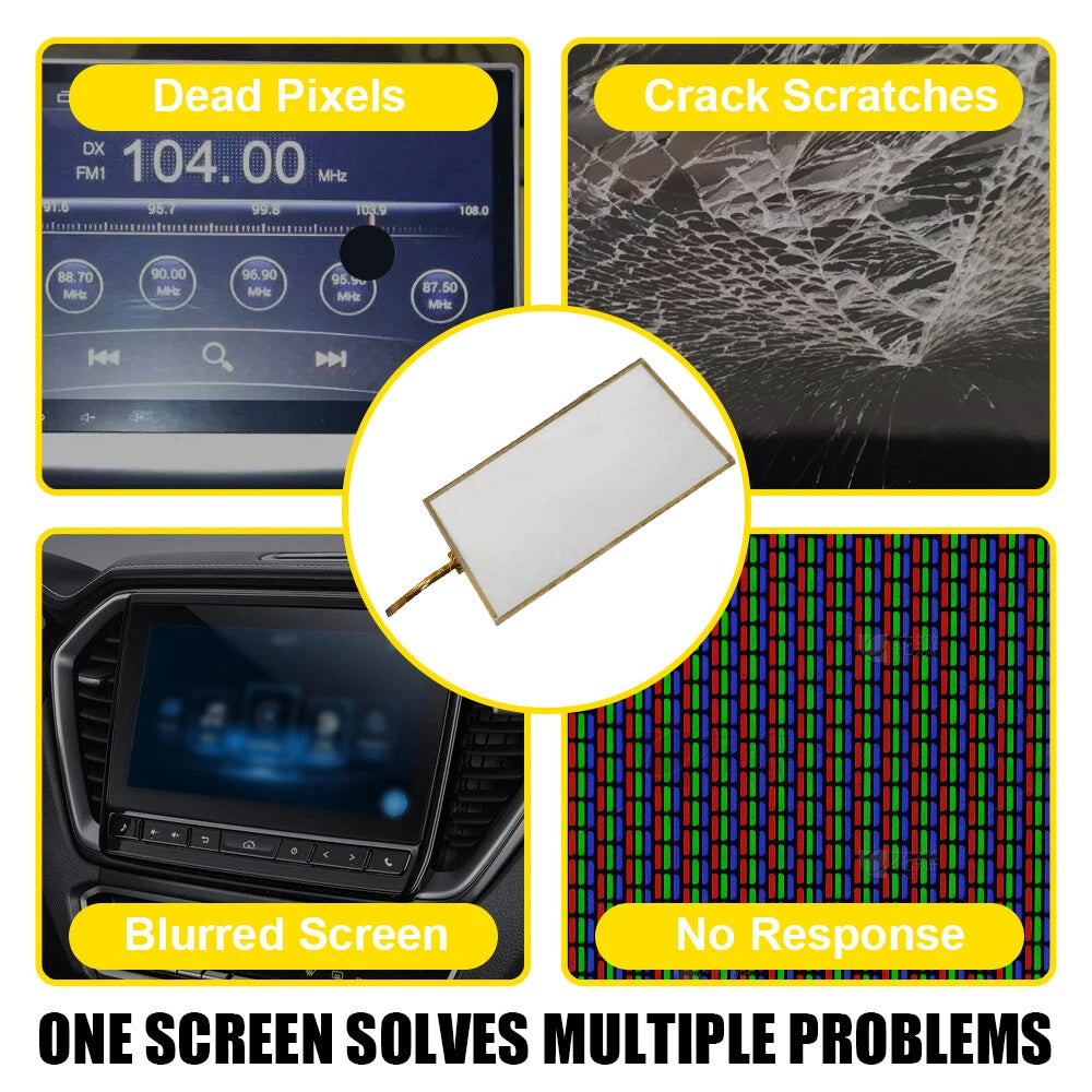 Touch Screen Glass Digitizer Panel for Toyota Tacoma (2014–2018)