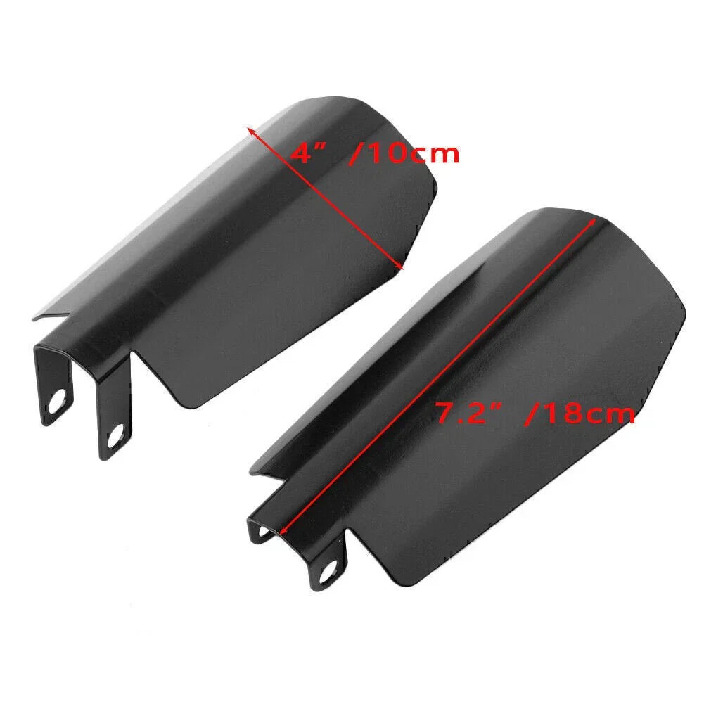 7.2x4 in Memphis Shade Coffin Cut Hand Guard for Harley Dyna, Sportster