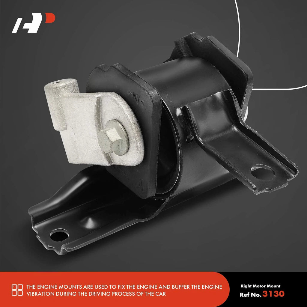 Set of 4 Engine & Transmission Mounts for Jeep Compass (2007-2023)