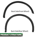 Set of 4 Textured Wheel Fender Flares for Ford F-150 (2015–2017)