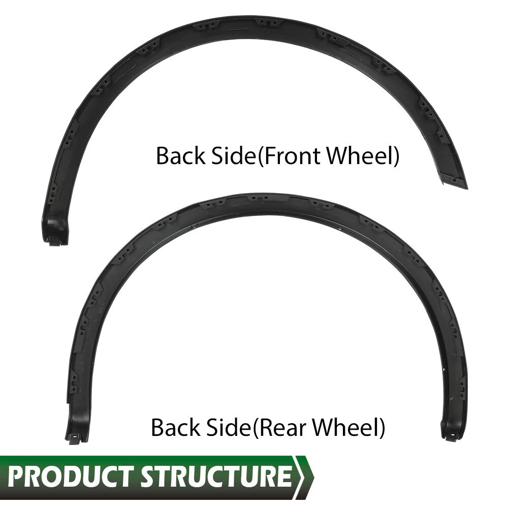 Set of 4 Textured Wheel Fender Flares for Ford F-150 (2015–2017)