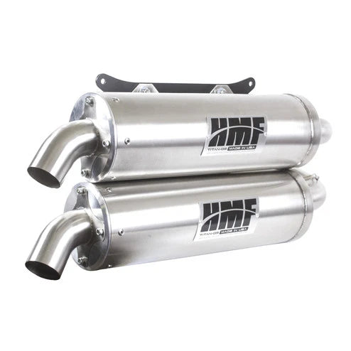HMF Titan QS Dual Slip On Exhaust for Polaris RZR XP Turbo (2014–2023)