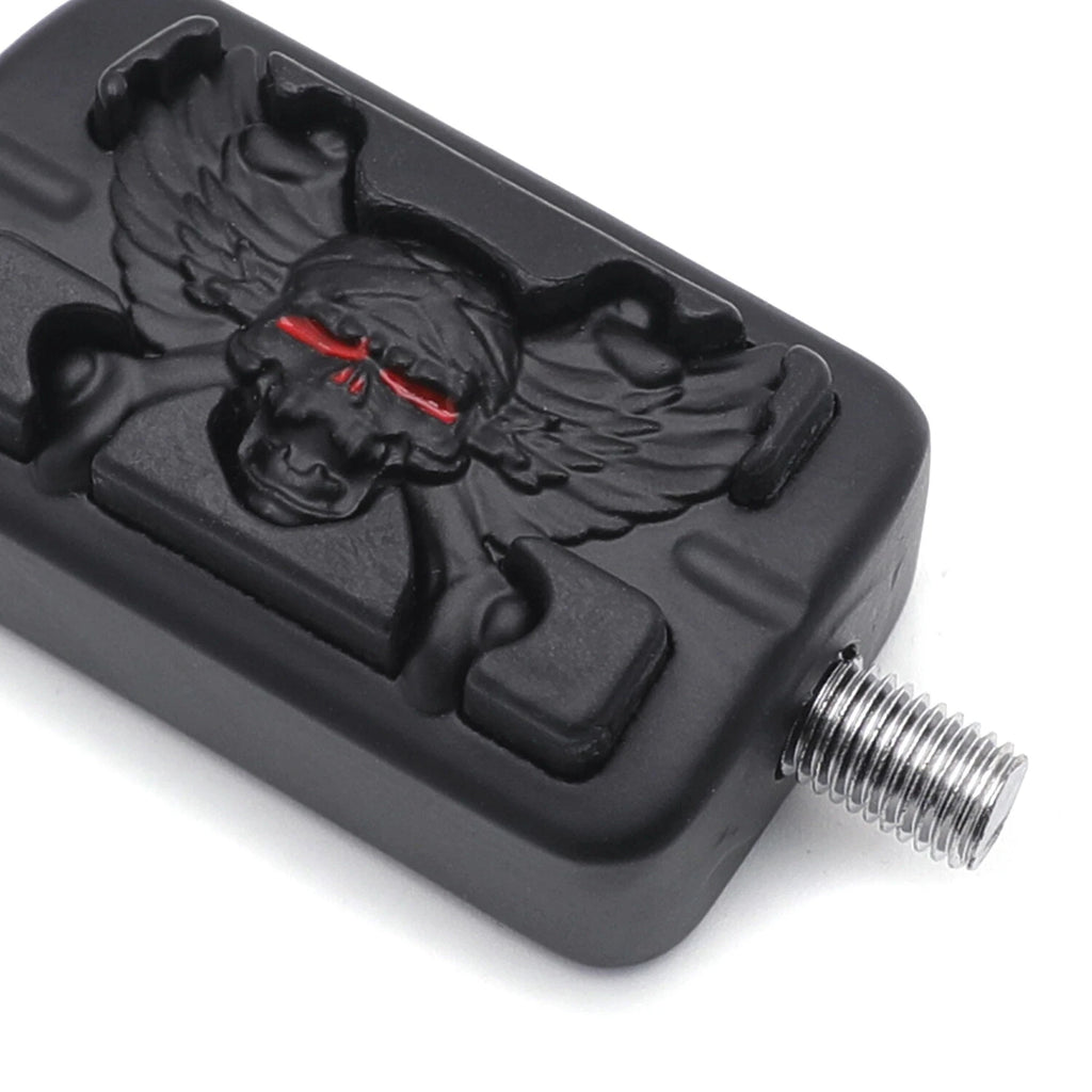 Black Zombie FootPeg Shifter Peg for Harley Street Bob FXDB (2012–2017)