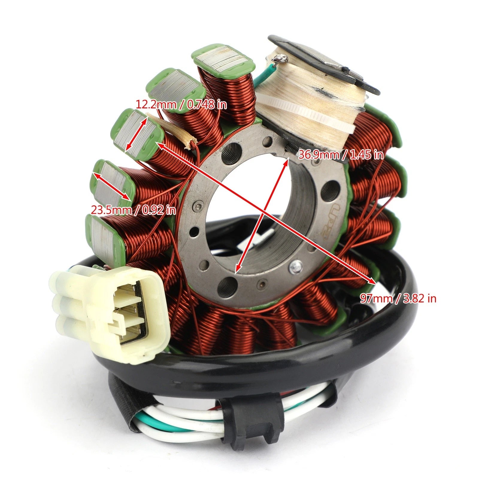 Alternator Magneto Stator for Yamaha DT230 DT 230 Lanza (1997–1998)