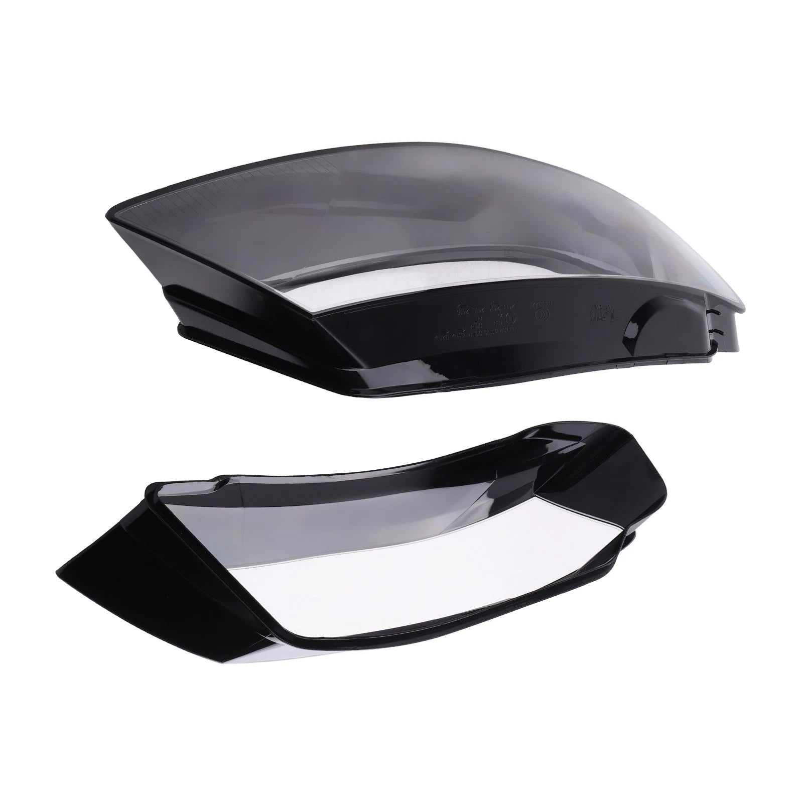 Clear Lens Headlight Cover Pair for Audi A4 (2009–2012)