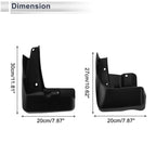 Set of 2 Mud Flaps Splash Guards for Subaru Outback (2021–2022)