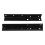 2X Black Battery Box Mounting Brackets for Peterbilt 375/378/379/385 (1988–2010)