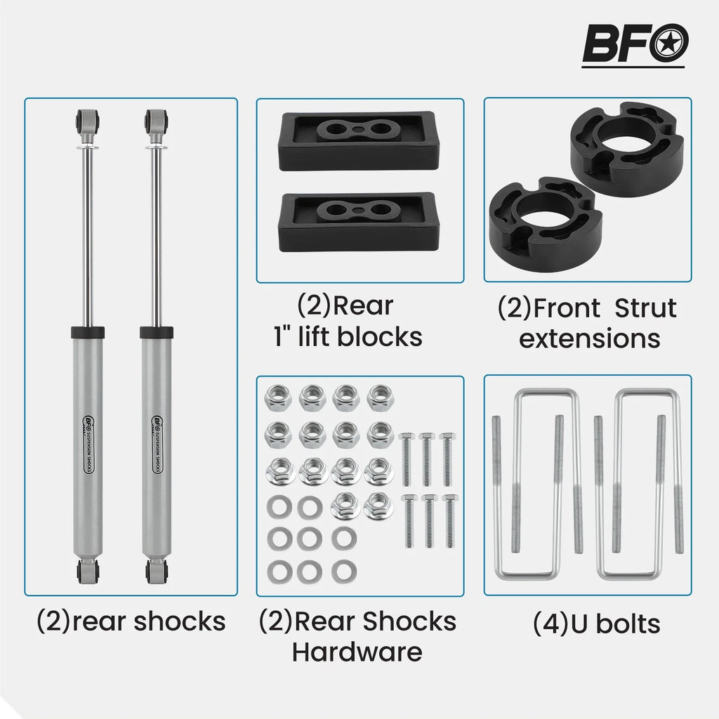 2.5" Suspension Lift Kit for Ford F-150 2WD 4WD (2004–2008)