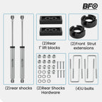 2.5" Suspension Lift Kit for Ford F-150 2WD 4WD (2004–2008)