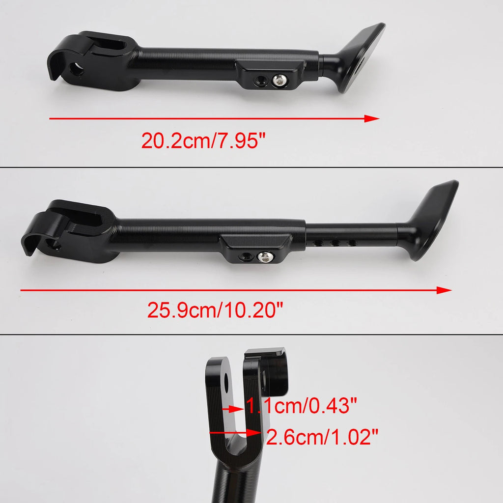 Adjustable Foot Side Stand Kickstand for Yamaha YZF-R3 (2019–2025)