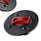 CNC Aluminum Gas Fuel Tank Cap Cover for Ducati Panigale V4/S/R (2018–2021)