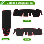 Dashboard Cover for Honda N-ONE JG3 JG4 2020-2024 Black Red 1 x Anti-Slip