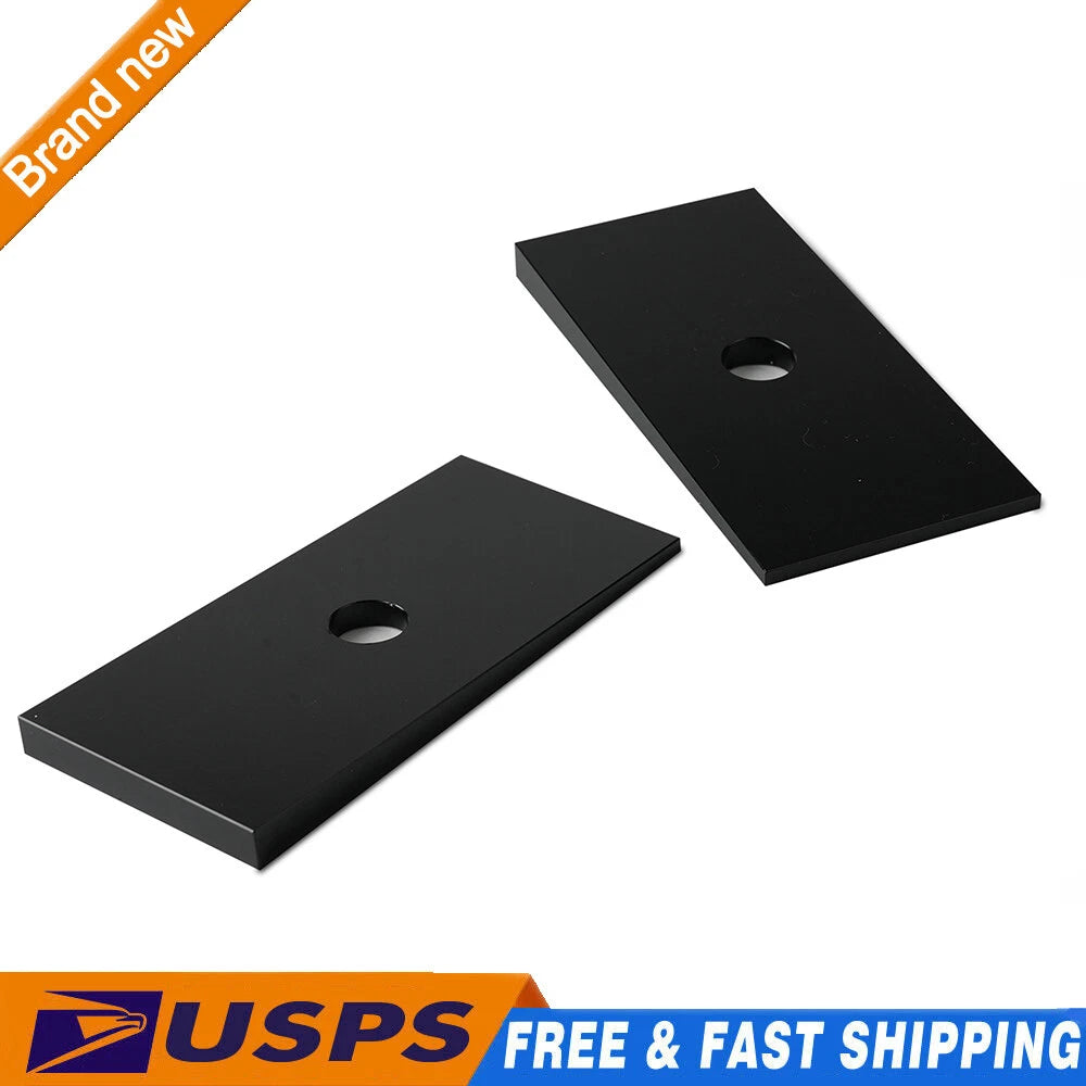 2X Pinion Suspension Axle Shims Leaf Wedge Lift 2.5 Degree Angle Correction