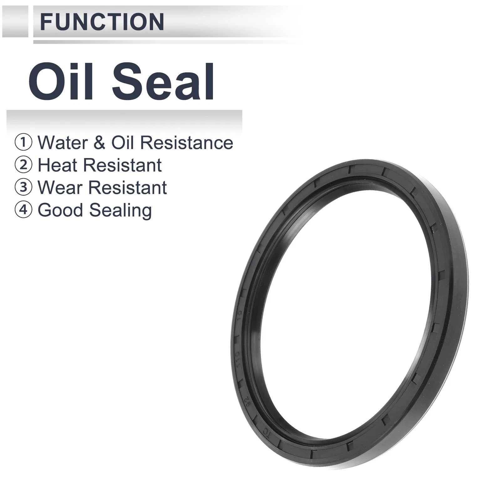 Set of 5 Oil Seal Rotary Shaft Seal Nitrile Rubber 92x110x10mm