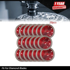 20 Pack Diamond Blades for Angle Grinder (4 Inch)