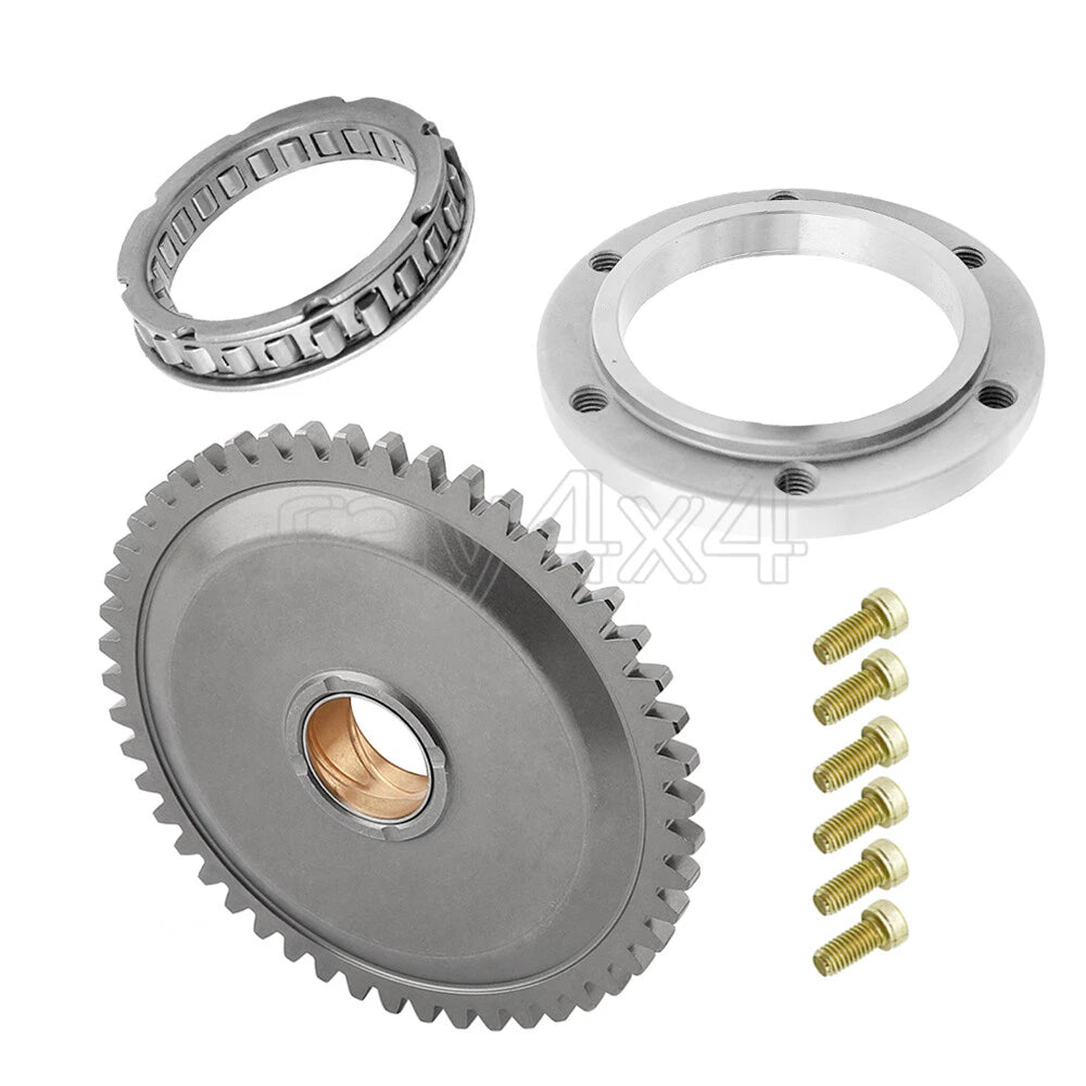 Starter Clutch Kit One Way Gear Bearing Gasket for Yamaha Rhino 700 (2008–2013)