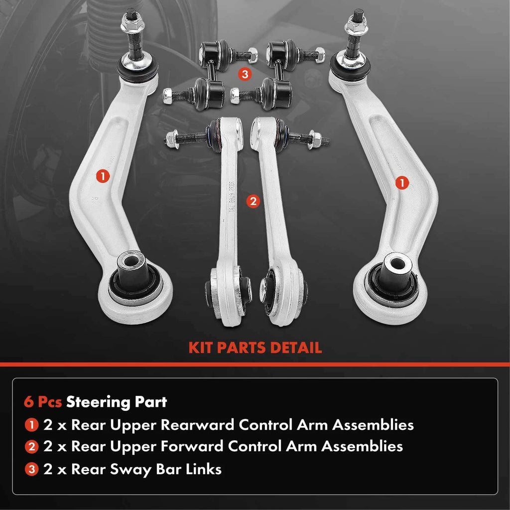 6X Rear Control Arm Stabilizer Bar End Link for BMW 525i 528i (1997-2010)