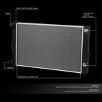 Aluminum Core Radiator DPI 2034 for VW Passat Audi A4 Quattro (1998–2005)