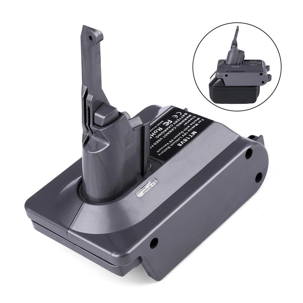 8000mAh Li-ion Battery Converter Replacement for