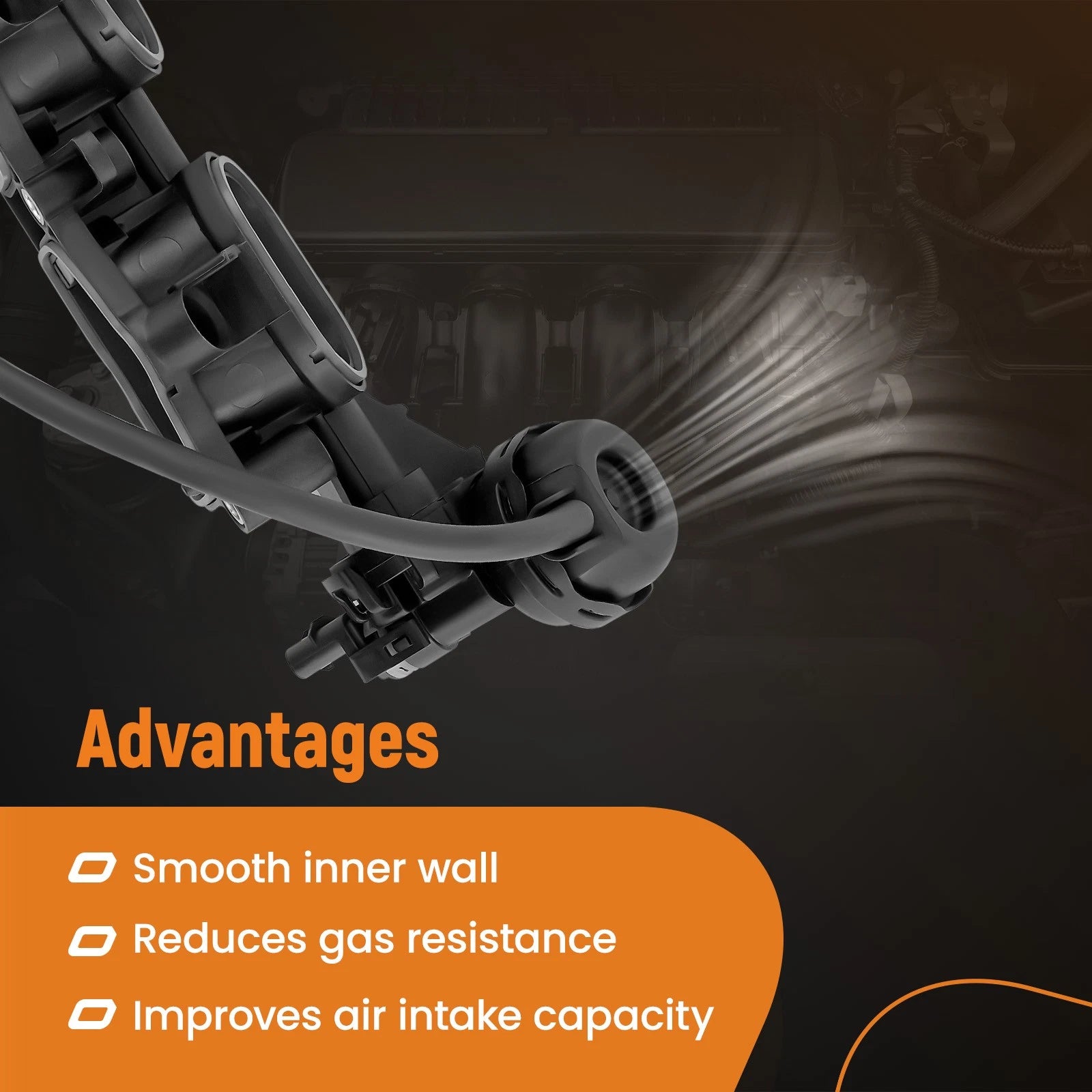 1 Pair Intake Manifold for Audi A6 A7 Q7 A8 (2005–2020) 06E133109AT 06E133110AT