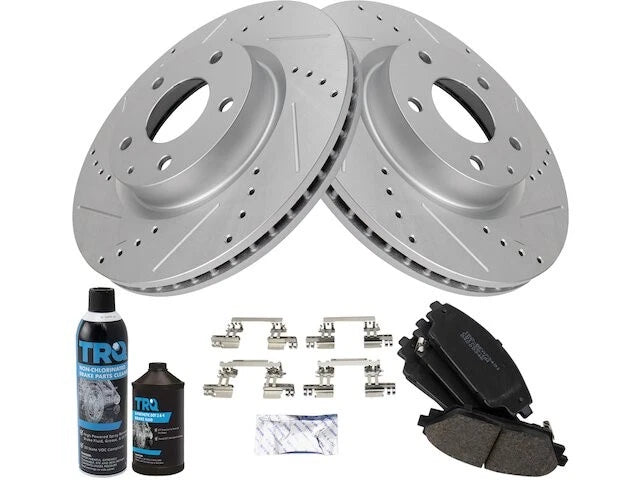 Front Brake Pad and Rotor Kit for Mazda CX-3 AWD (2016–2018) YR692HF