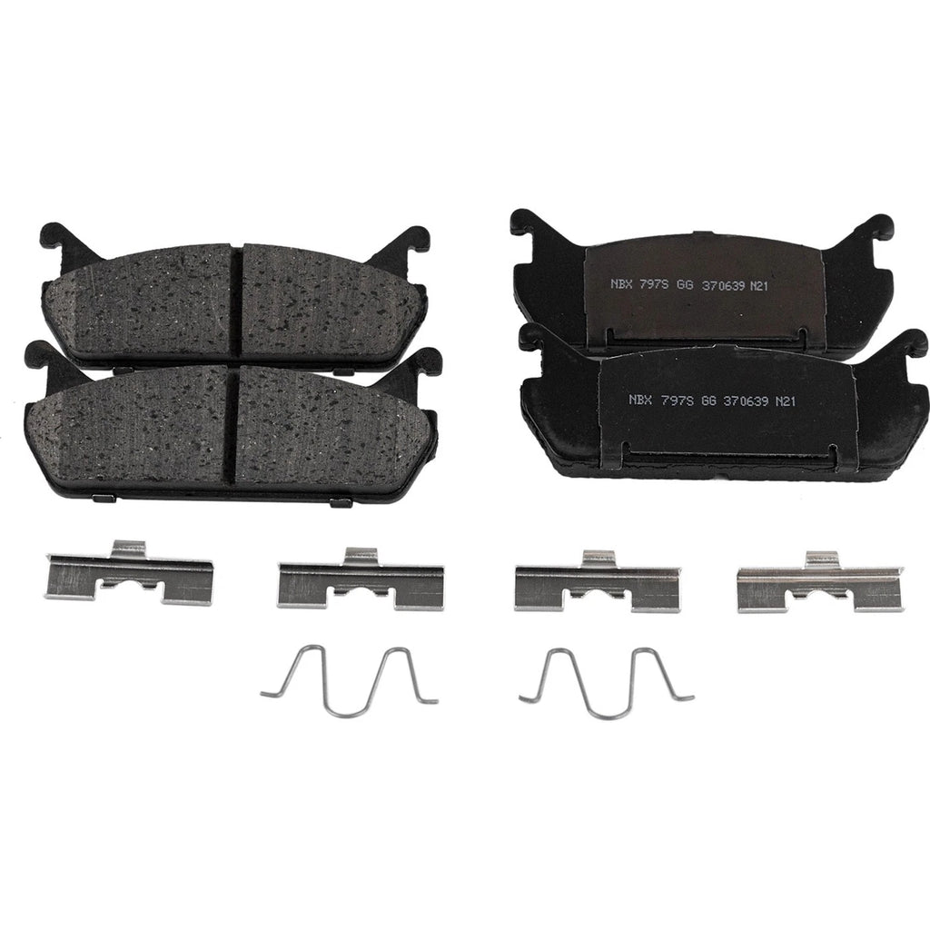 Brake Disc Rotors and Pads Kit for Mercury Tracer Ford Escort
