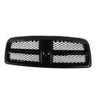 Replacement Black Ready to Paint Plastic Grille for Toyota Hilux (2016–2020)