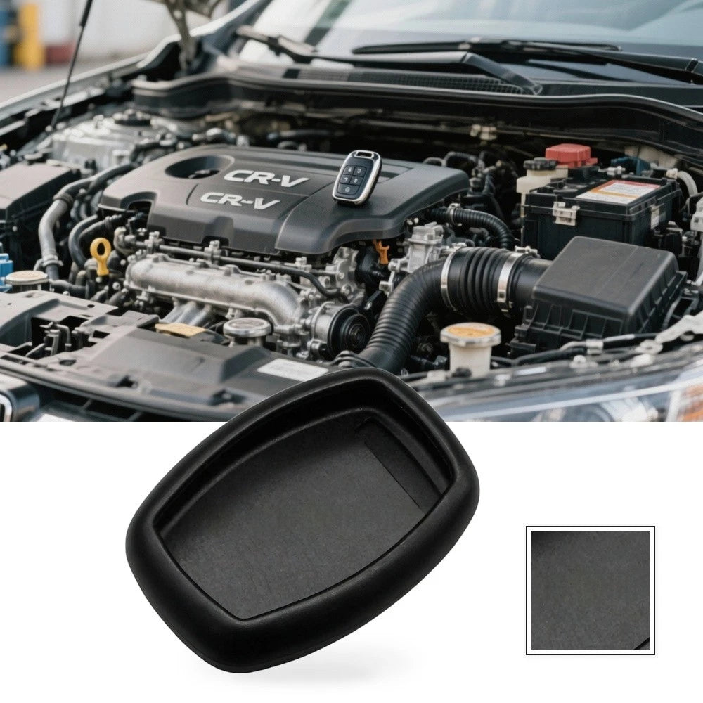 Carbon Fiber Silicone Key Fob Cover for Honda Odyssey Accord Civic CR-V (2000–2023)