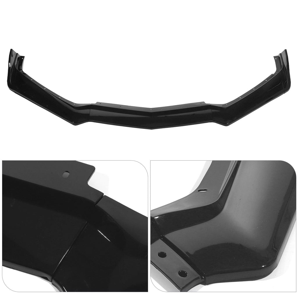 Front Bumper Lip Splitter for Corvette C8 (2020–2025) Glossy Black