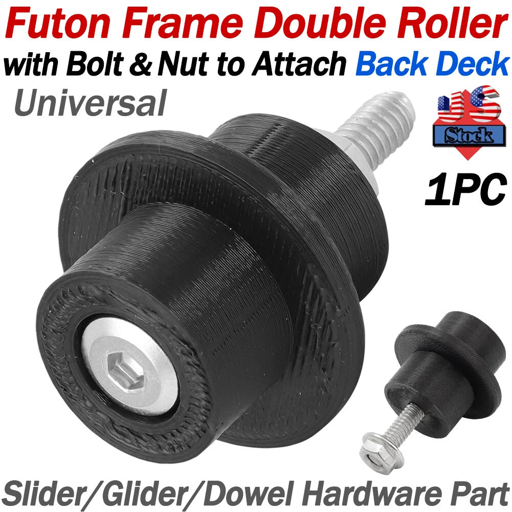 Double Roller Hardware for Futon Frame
