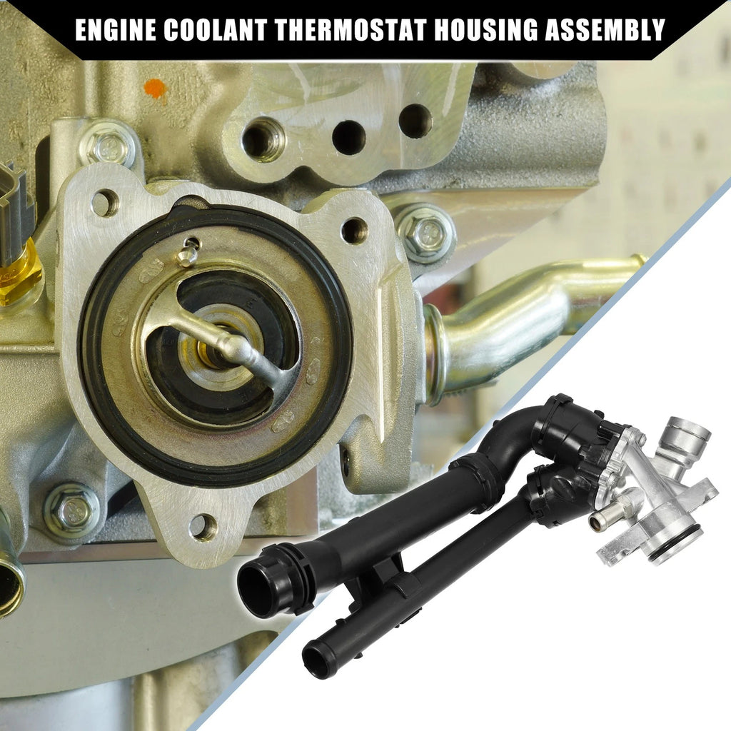Engine Coolant Thermostat Housing Assembly for Mercedes-Benz CLA45 (2014–2019)