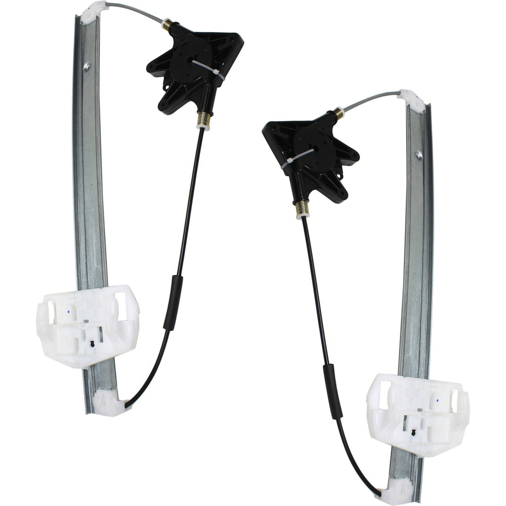 Power Window Regulator Set for Jeep Wrangler (2007–2017) Front 2Pcs