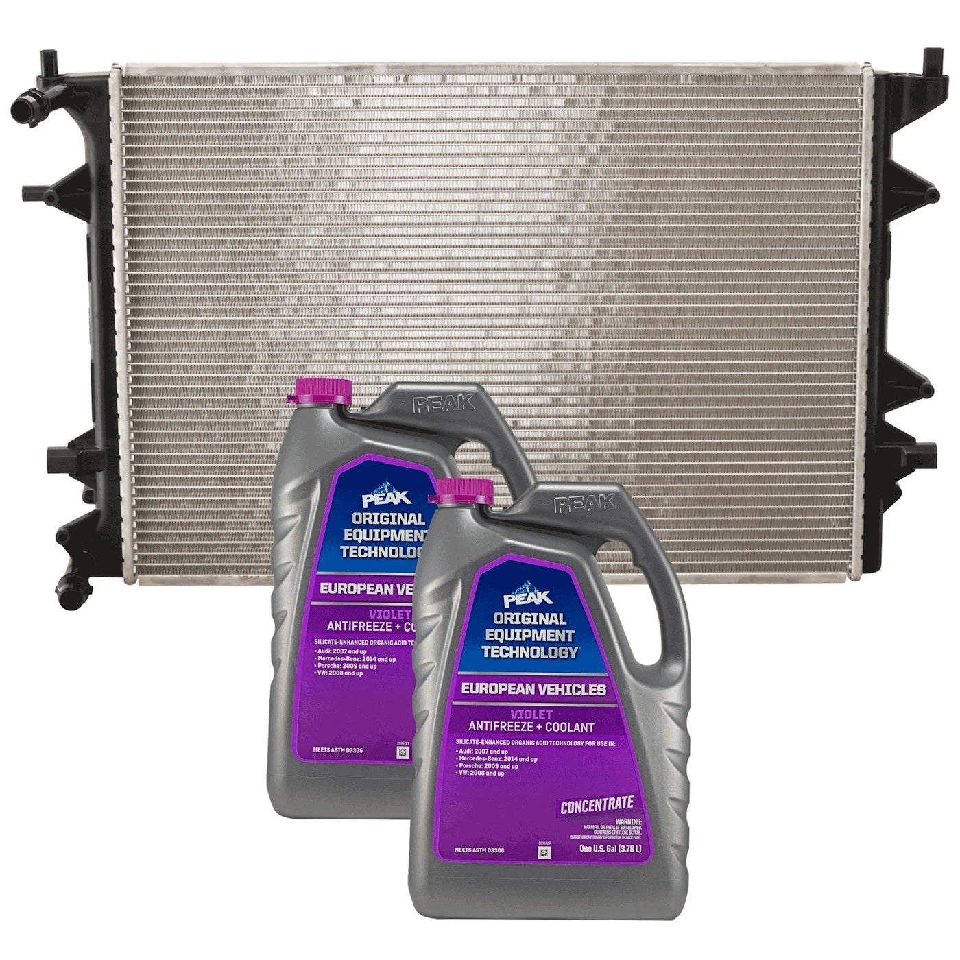 Set of 2 Radiators for VW Jetta (2013–2017)