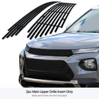 Upper Stainless Black Billet Grille Insert for Chevy Trailblazer (2021-2023)