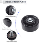 Drive Belt Idler Pulley for Chevrolet Silverado (2013–2021) No. 24506756 Black