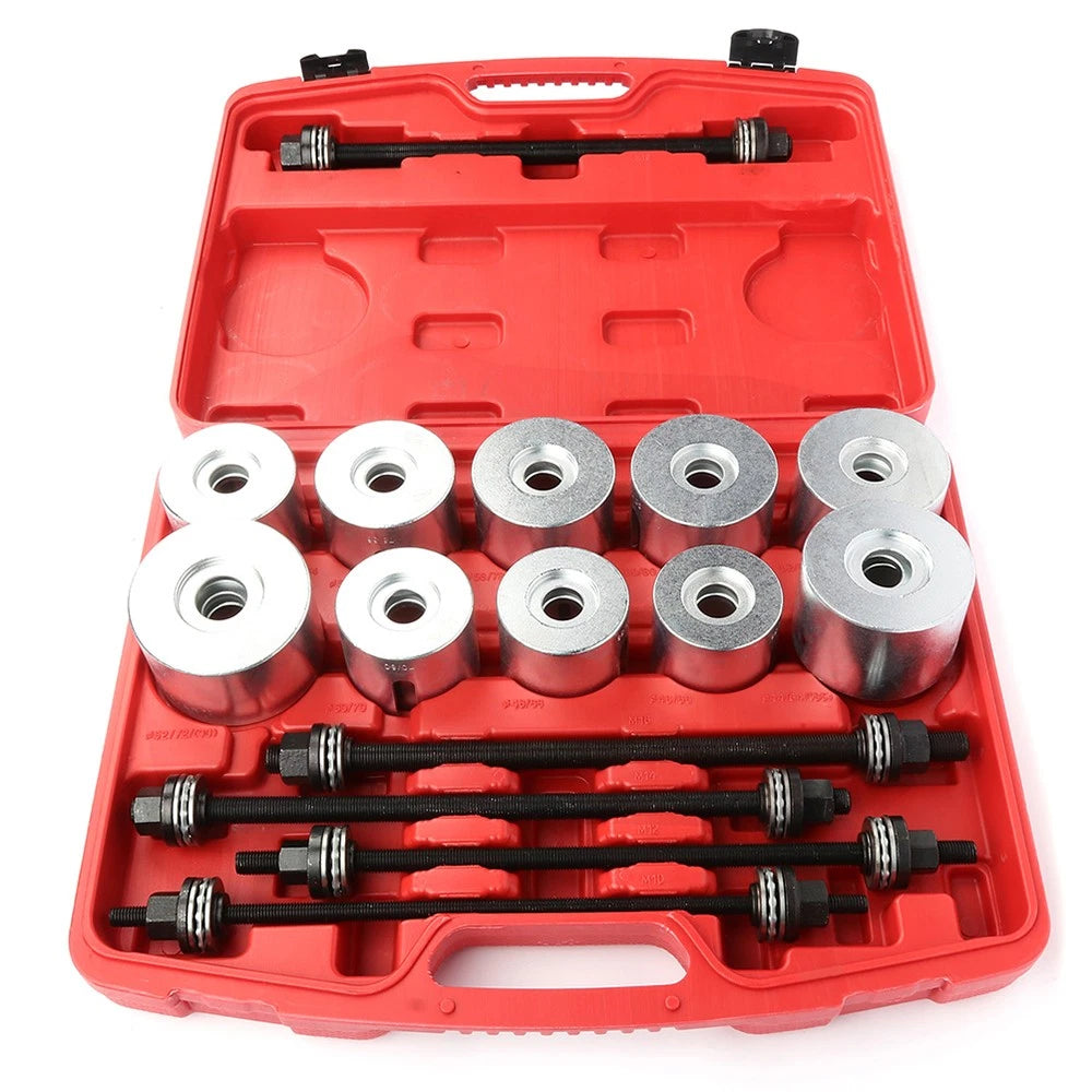 27PCS Universal Press & Pull Sleeve Kit for Bearing Removal Tool Set