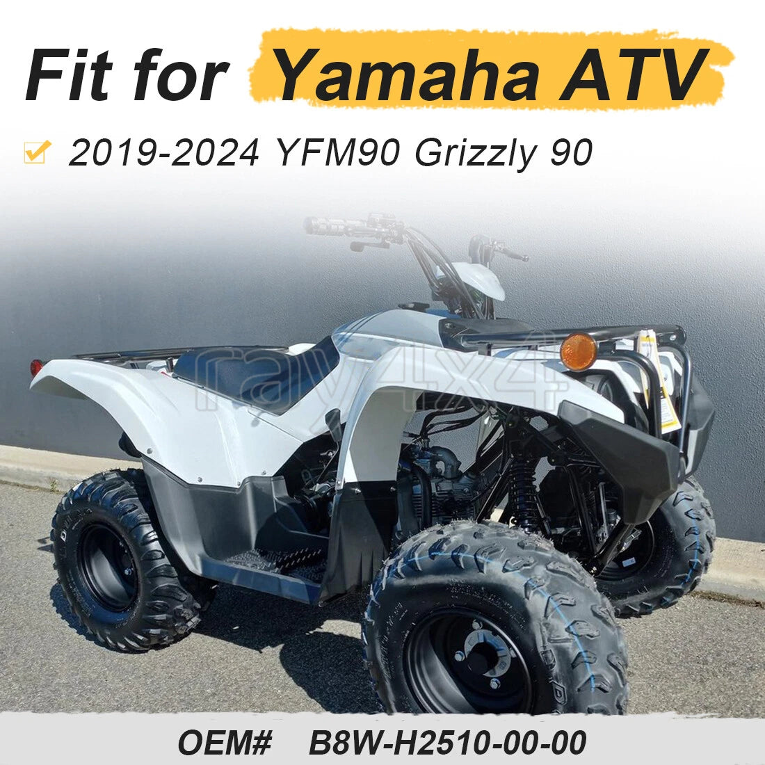 Ignition Key Switch for Yamaha Grizzly 90 YFM90 (2019–2024) B8W-H2510-00-00