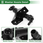 Front Driver Side Headlight Washer Nozzle for Kia Sportage (1994–2004) No. 98671C5000