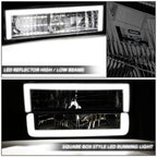 LED DRL Headlight + Bumper Signal + Corner Lamps for Chevy C/K (1994–2000)