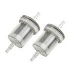 2 x Transparent Diesel Filter Fuel Kit Plastic Air Heater for Camper RV