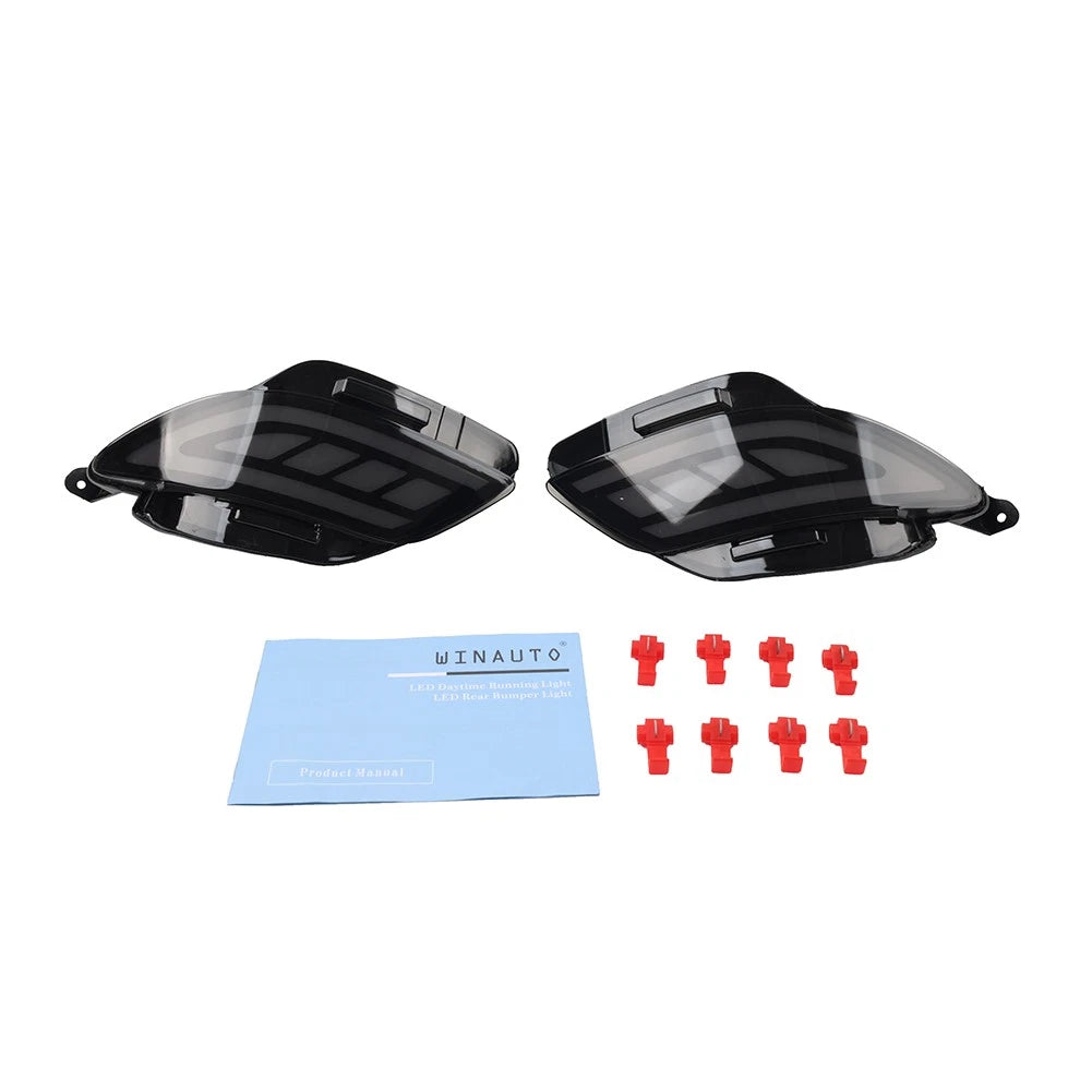 Rear Bumper Reflector Fog Light for Lexus RX RX350 RX450h (2009–2015) Black