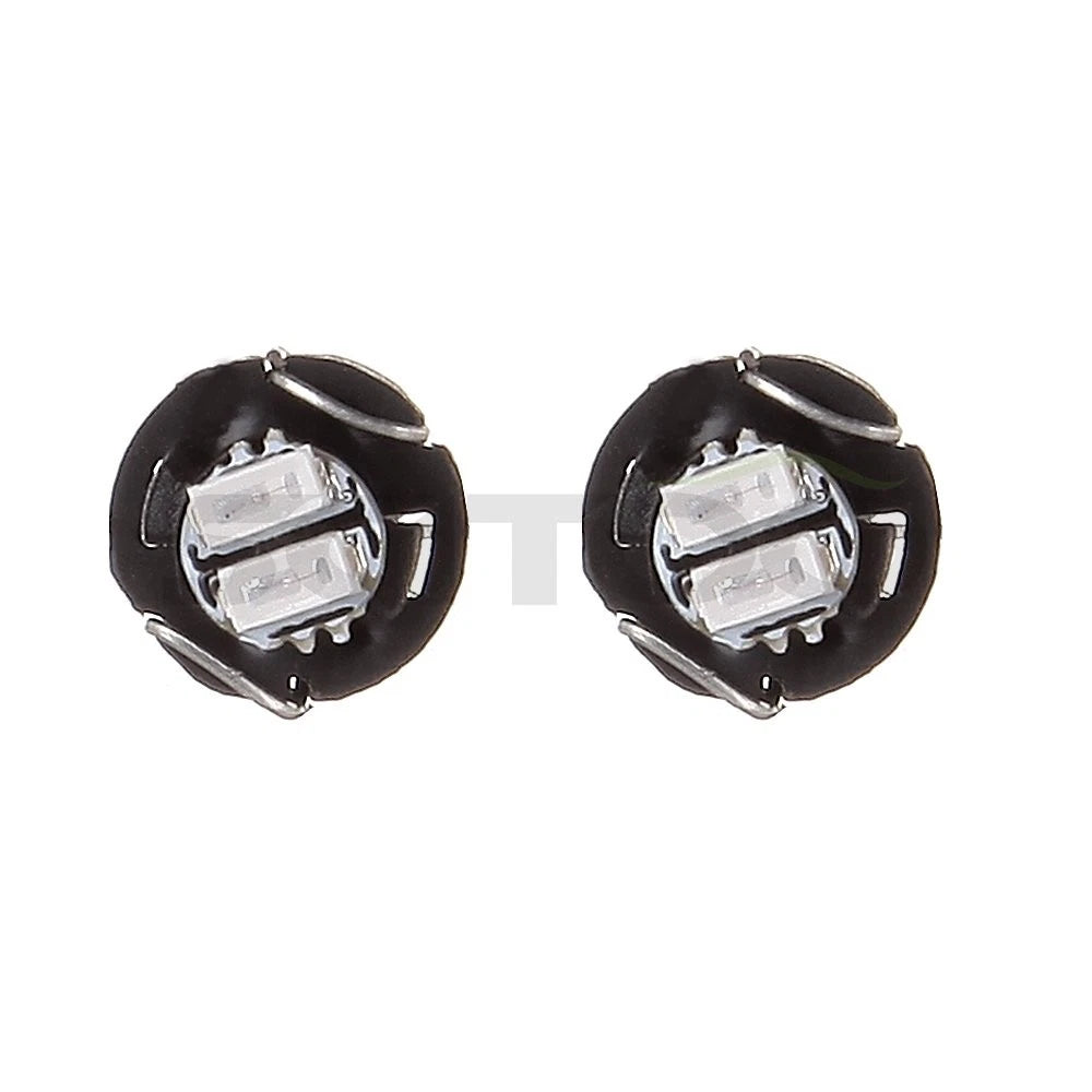 Set of 4 Blue T3 Neo Wedge LED Dash HVAC A/C Light Lamps