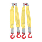 2X Lifting Slings Straps with Hooks for Rigging (3.3FT, 4410lb)