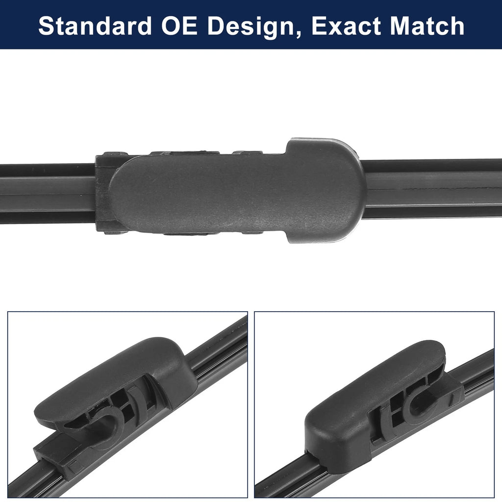 2X Rear Windshield Wiper Blade for Hyundai Veloster (2011–2018)