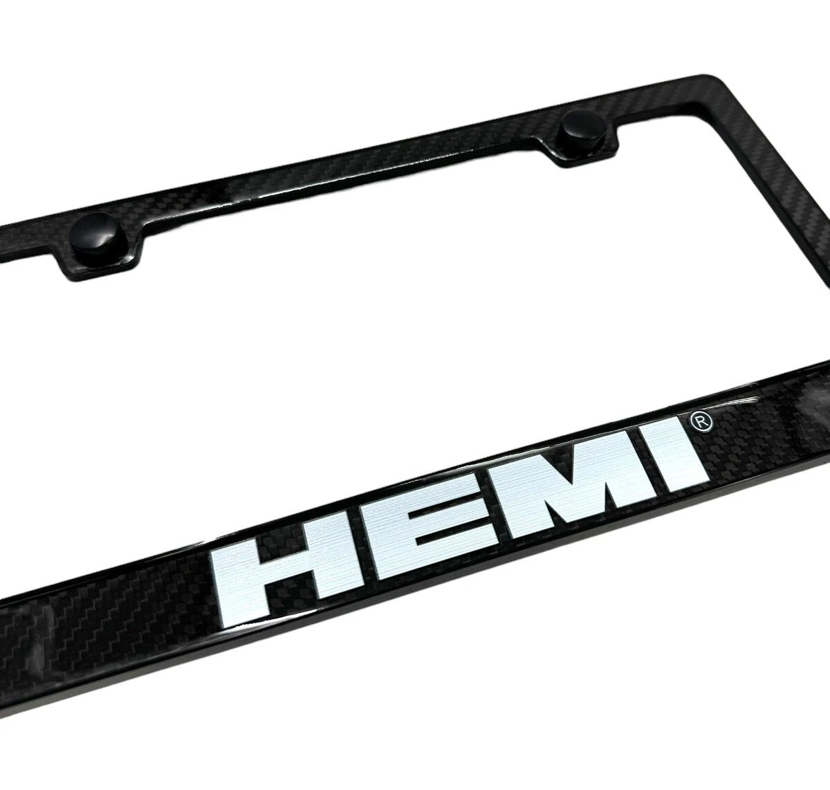 ABS License Plate Frame Real Carbon Fiber for Dodge Charger (2015–2021)