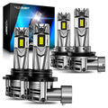 2X H11 + 9005 LED Headlight Bulb Combo for