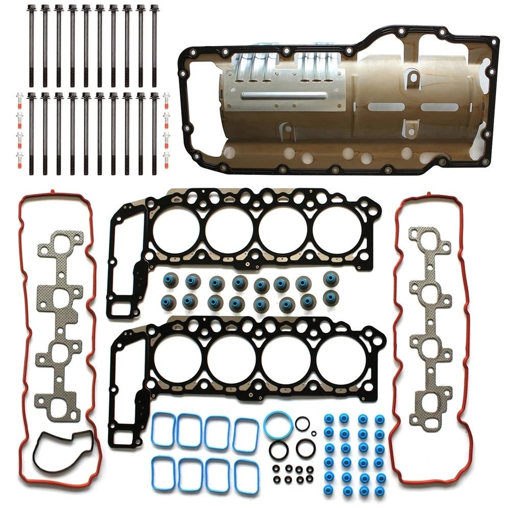 Set of 10 Oil Pan Head Gasket Bolts for Dodge Ram 1500 (2004–2007)