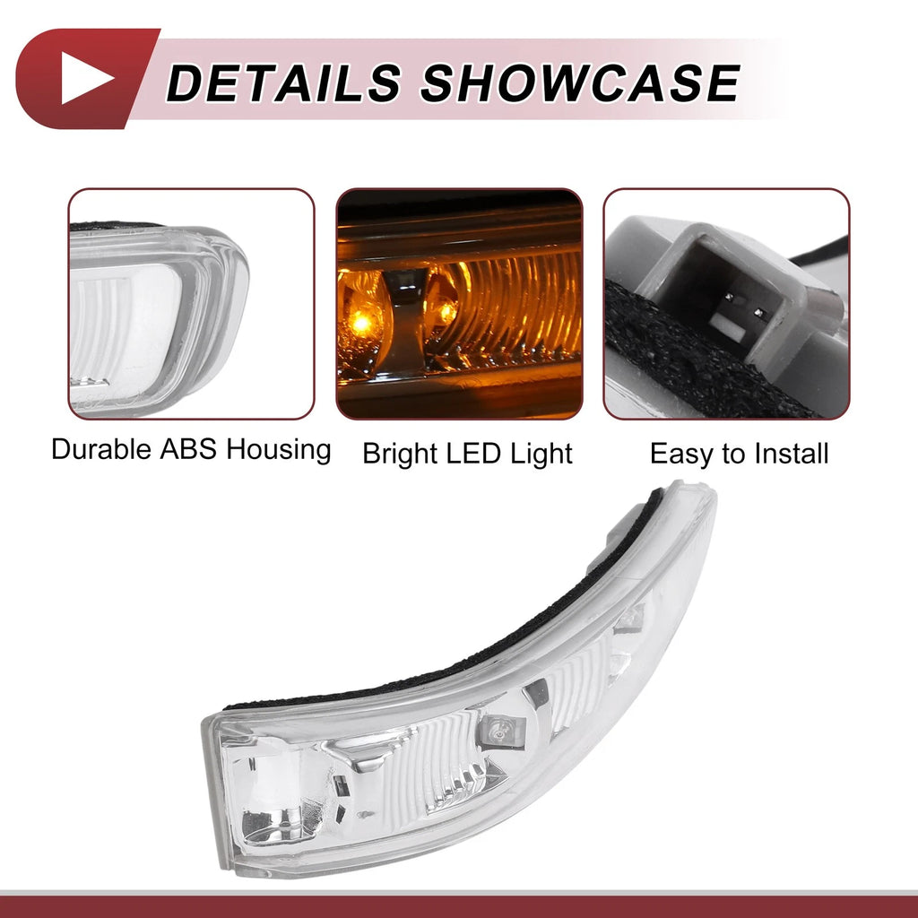 Front Right LED Mirror Turn Signal Light for Kia Borrego (2008–2015) No. 876232J000